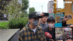 坤達50萬交保。（圖／記者莊淇鈞攝影）