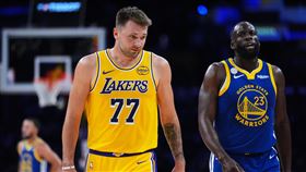 唐西奇（Luka Doncic）開幕戰繳出43分、12籃板、9助攻。（圖／美聯社／達志影像）