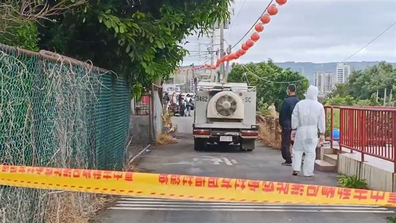 台中梧棲爆非洲豬瘟，養豬場封鎖，曾兩度因排廢水超標遭罰款。(圖／翻攝畫面)