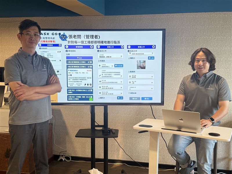 工程管理系統正式亮相，數位工具平民化。（圖／匠管提供）