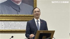 朱立倫中常會主席談話（圖／記者詹宜庭攝影）