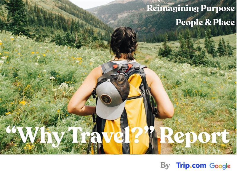 Trip.com及Google共同發佈全球消費者報告Why Travel?(圖/Trip.com提供)