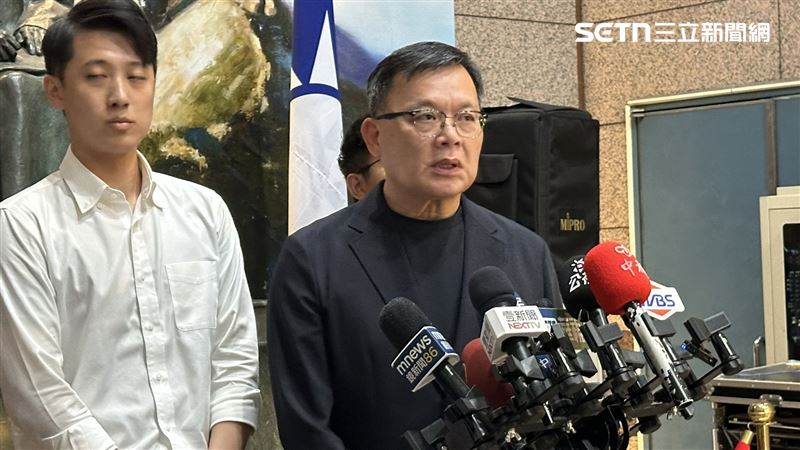 林寬裕回應季麟連擔任副主席。（圖／記者詹宜庭攝影）