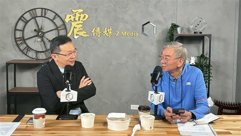 陳東豪（左）說，由於事發地在台中，盧秀燕多少會受到一些影響。（圖／震傳媒提供）