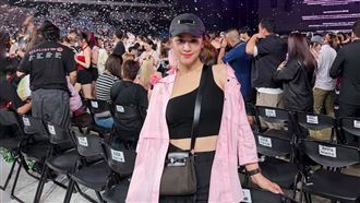 曬BLACKPINK演唱會造型　吳姍儒穿搭到位