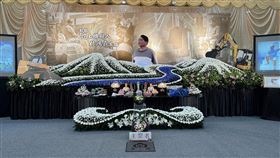 挖土機超人,告別式,林鴻森,褒揚令（圖／龍福禮儀提供）