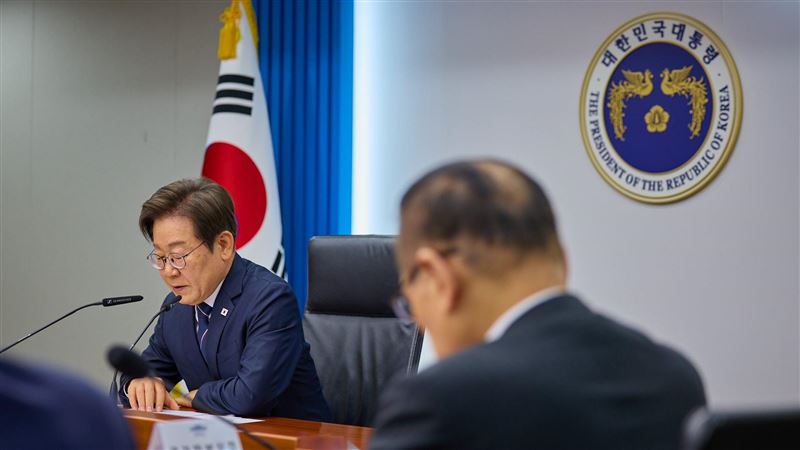 李在明政府官員再赴美協商對美投資協議細節。（圖／翻攝自李在明官方臉書）