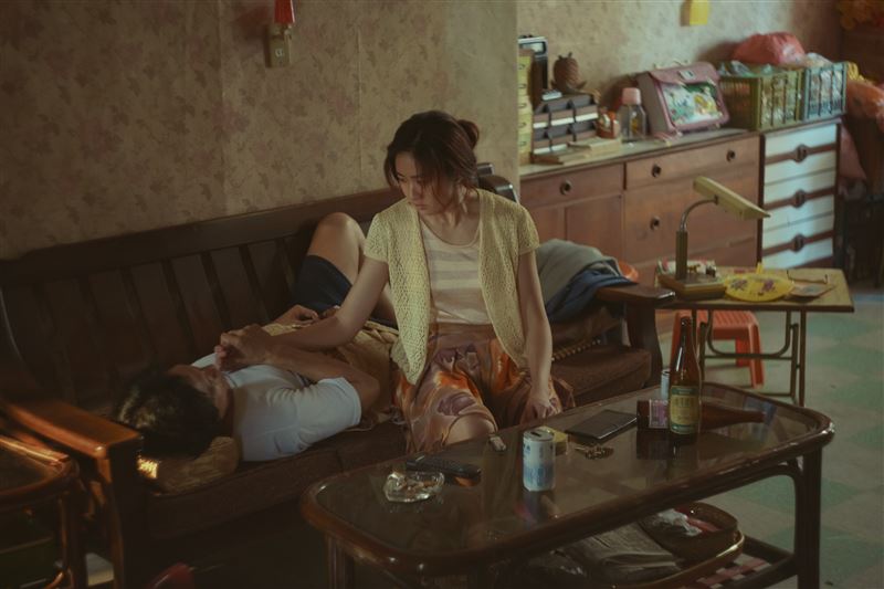 9m88與邱澤在《女孩》，有多場失控邊緣的對手戲。（圖／甲上娛樂提供）