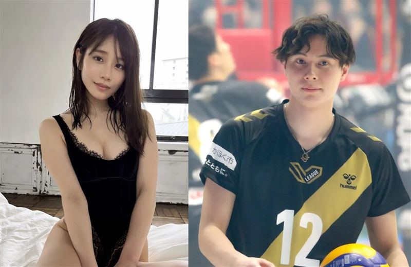 日本排球王子高橋藍遭爆穩交網紅uka.還劈腿AV女優河北彩伽，公司表示與河北只是朋友。（翻攝高橋藍、河北彩伽 INS）