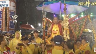 ▲桃園護國宮太子爺回宮盛況。（圖／翻攝自寶島神很大直播畫面截圖）