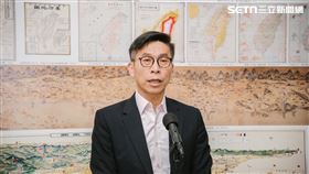 民進黨立法院黨團幹事長鍾佳濱接受媒體聯訪（圖／記者楊士誼攝影）