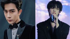 吳垚滔（右）卷于朦朧（左）墜樓身亡事件。（圖／翻攝自吳垚滔、于朦朧微博）