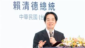 賴清德出席五金工業展，致詞時提到台美談判議題。（圖／翻攝自賴清德臉書）