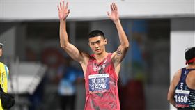 台南市飛毛腿陳玟溥出戰全運會奪下3金，成為楊俊瀚後第一人。（圖／全運會提供）