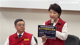 台中，非洲豬瘟，盧秀燕，營養午餐禁用溫體豬、禁打包(圖／翻攝畫面)