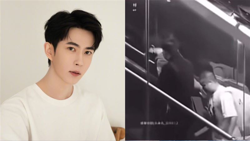 于朦朧最新監視畫面曝光！腳瘸遭逼上樓梯