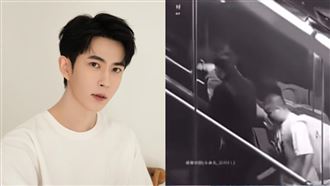 于朦朧最新監視畫面曝光！腳瘸遭逼上樓梯