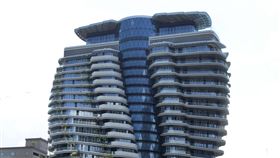 信義區超豪宅「陶朱隱園」，單戶最少上看18億元超級豪宅。（記者邱榮吉/攝影）