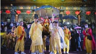 桃園護國宮太子爺率黃衣大軍　颯爽回鑾！