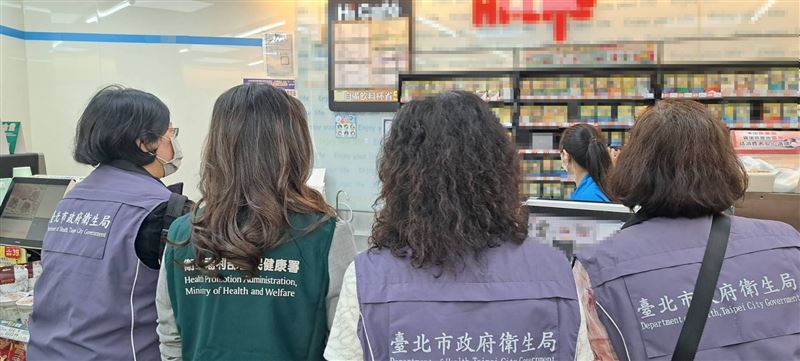 國健署今晚表示,針對加熱菸鋪貨之販菸店家實地稽查4家,當日稽查皆未查獲違規情事。(圖/國健署提供)