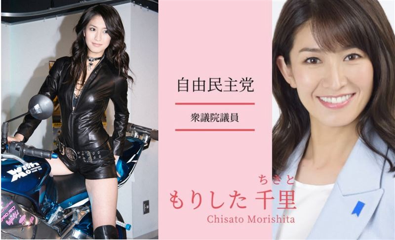 森下千里曾經是知名寫真女星，還是《男女糾察隊》節目的常客。（組合圖／翻攝自X）