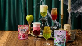 不給糖就搗蛋！發發 × HI-CHEW聯名萬聖特調應景登場。（圖／品牌業者提供）