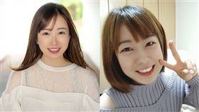 「若葉結希」近期出道拍AV，沒想到有網友從鼻子和下巴的痣，發現她過去曾是財經Youtuber。（圖／翻攝自Ｘ）