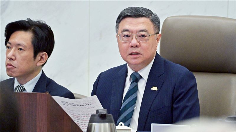 行政院長卓榮泰今（26）日主持非洲豬瘟前進應變所記者會。（資料照／行政院提供）