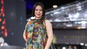 劉品言挺孕肚踩高跟鞋走星光。(圖／記者鄭孟晃、趙于瑩攝影）