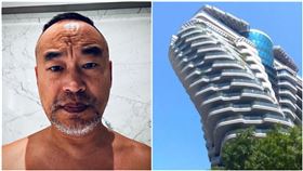 被爆砸12億買陶朱隱園　黃立成爆粗口回應了。（組合圖／翻攝自黃立成threads、記者陳韋帆攝影）