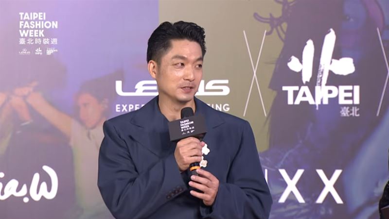 蔣萬安OOTD（圖／翻攝自Taipei Fashion Week 臺北時裝週）