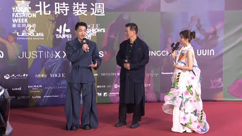 蔣萬安OOTD（圖／翻攝自Taipei Fashion Week 臺北時裝週）