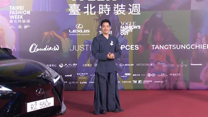 蔣萬安OOTD（圖／翻攝自Taipei Fashion Week 臺北時裝週）
