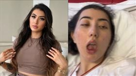 英國正妹度假中風，醒來變泰國腔，竟是罹患罕病。（圖／翻攝自IG @cathywarren）