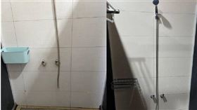 新竹市竹光國民運動中心淋浴間水龍頭被偷，館方在臉抒發懸賞竊賊通告。（圖／翻攝自新竹市竹光國民運動中心臉書）