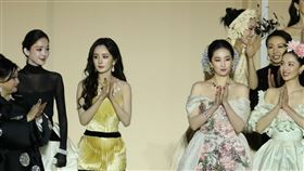 楊冪與劉亦菲罕見同場卻全程「零互動」。（圖／翻攝自微博）