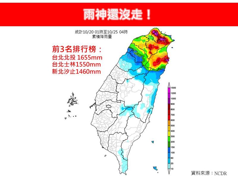 雨神還沒走今3地有雨。(圖/翻攝自林老師氣象站臉書)