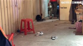 高雄仁武上帝公廟後方今（25）日凌晨發生2派人馬砍人鬥毆事件
。（圖／翻攝畫面）