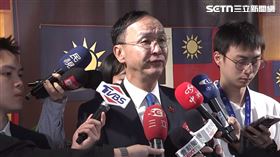 國民黨主席朱立倫接受媒體聯訪（圖／翻攝畫面）