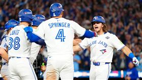 巴傑（Addison Barger）代打敲出滿貫砲。（圖／美聯社／達志影像）