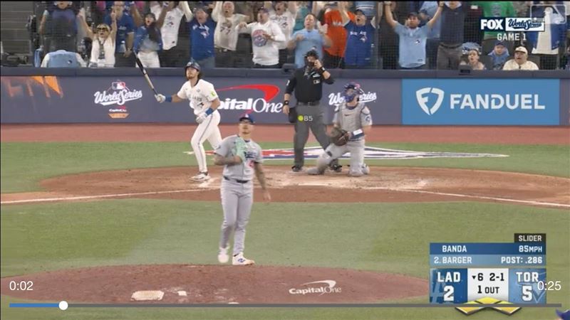 巴傑（Addison Barger）代打敲出滿貫砲。（圖／翻攝自MLB官網）
