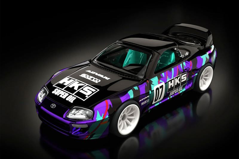 由Hot Wheels推出的Toyota Supra 1:64 RLC Exclusive sELECTIONs壓鑄模型。（圖／翻攝Hot Wheels網站）