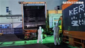 高雄市衛生局依食安法對大榮貨運開罰3萬以上、300萬元罰鍰。（圖／高市衛生局提供）
