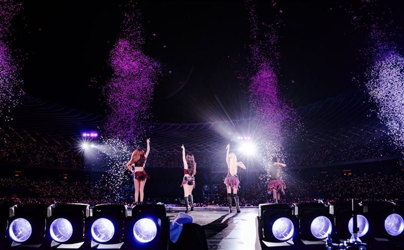 BLACKPINK剛結束在台灣的演唱會。（圖／翻攝自Live Nation Taiwan理想國 臉書）