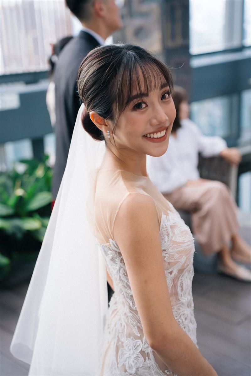 蔡佩軒婚禮誓詞感動全場。(圖/可瑞思國際娛樂提供)