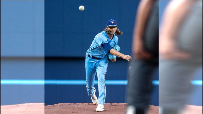 多倫多藍鳥高斯曼(Kevin Gausman)(圖/翻攝自X平台 @BlueJays)