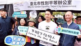 蔣萬安出席台灣同志遊行（圖／北市府提供）