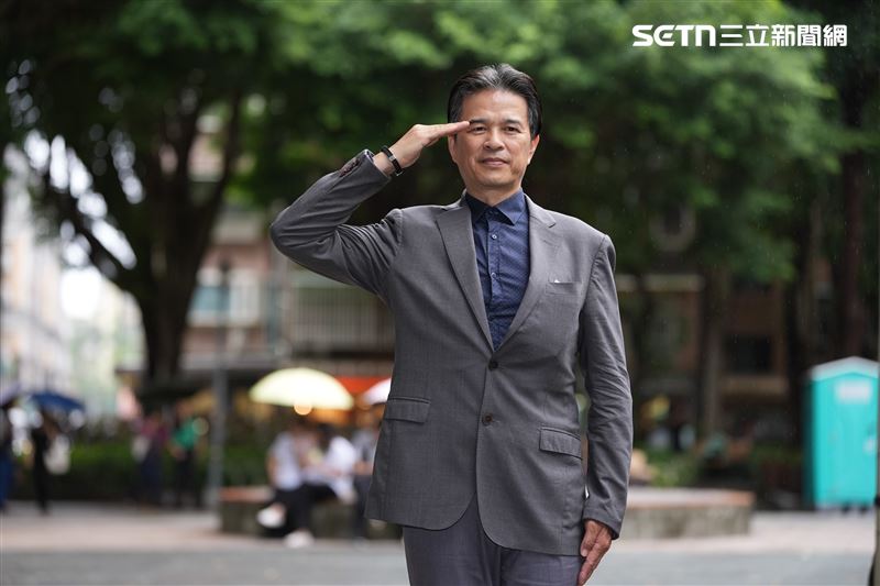 李興文太太遭到詐騙後首度現身。(圖/記者鄭孟晃攝影)
