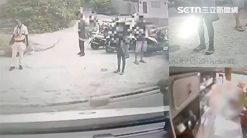 搜救人員獲報後抵達現場救援。（圖／翻攝畫面）