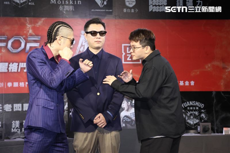 孫生將在拳賽中對戰拳願執行長秋偉。（圖／記者鄭孟晃攝影）